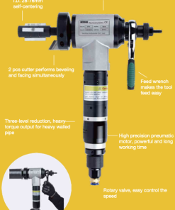 Máy vát mép ống di động